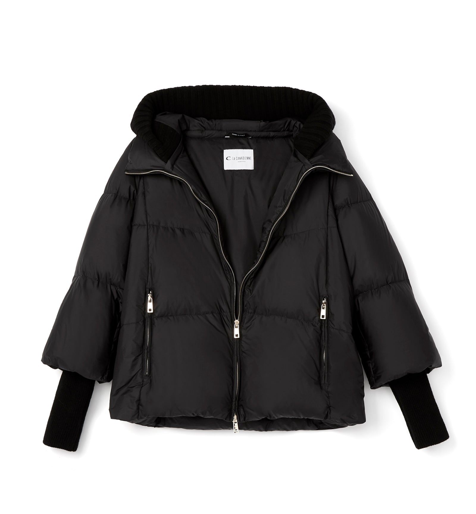 La Canadienne NYX HOODED SHORT PUFFER COAT Women