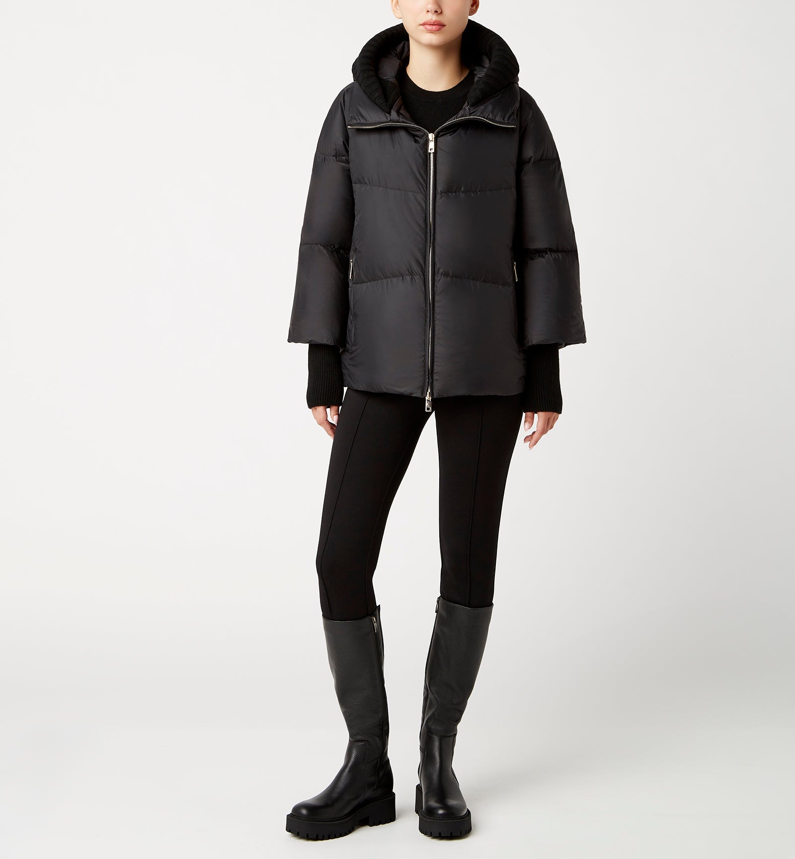 La Canadienne NYX HOODED SHORT PUFFER COAT Women