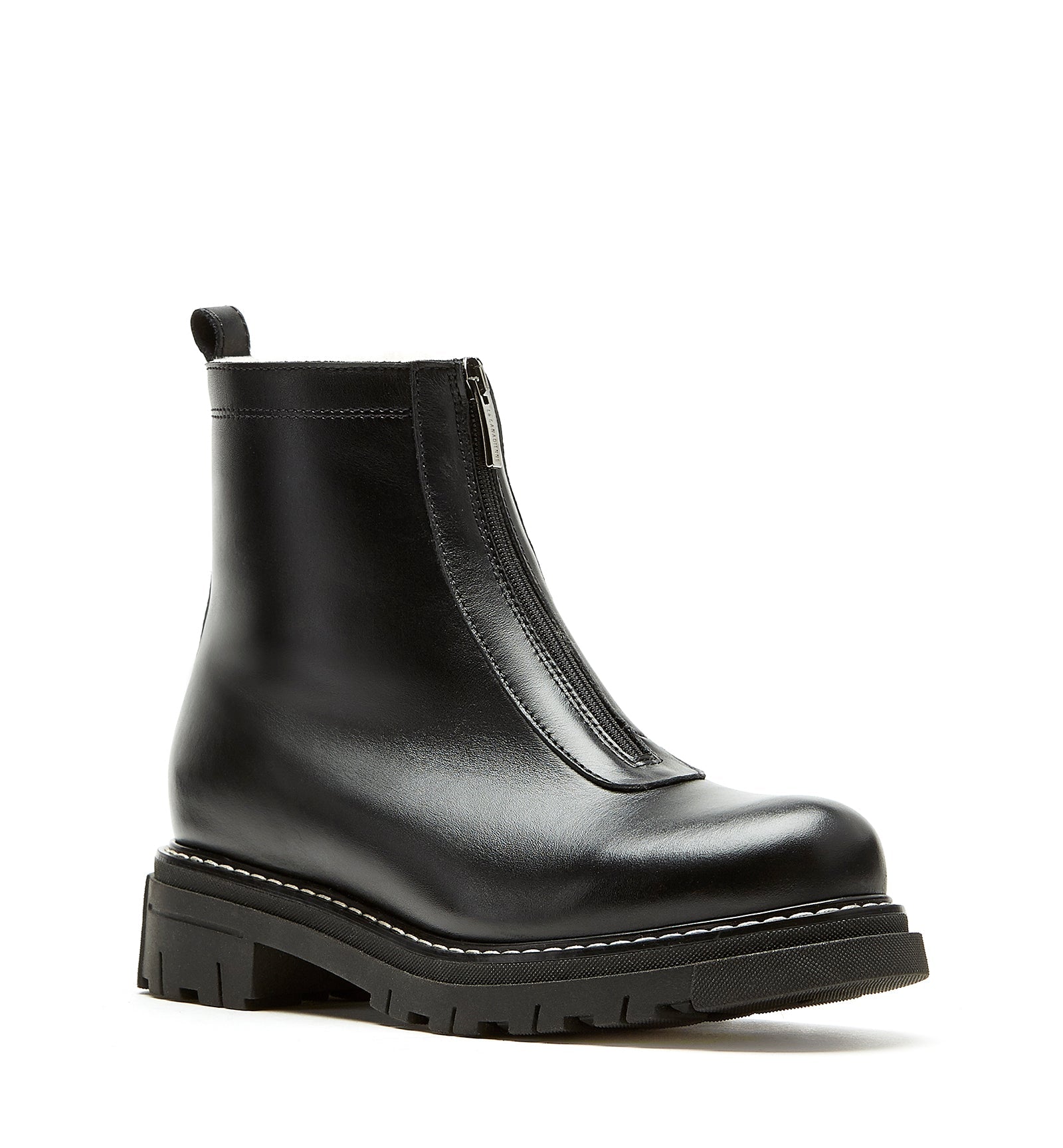 La Canadienne DEON SHEARLING-LINED LEATHER BOOTIE Women