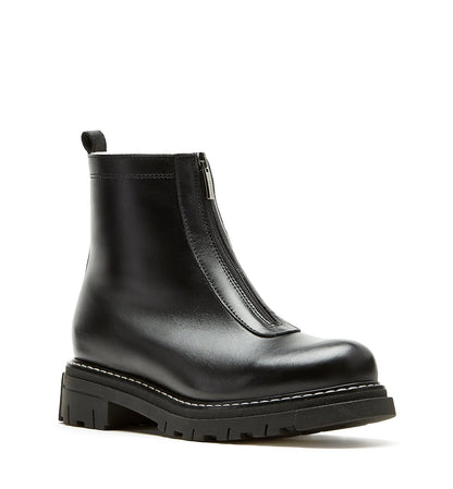 La Canadienne DEON SHEARLING-LINED LEATHER BOOTIE Women