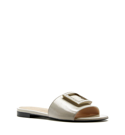 La Canadienne FRASIER CRINKLE LEATHER SANDAL Women