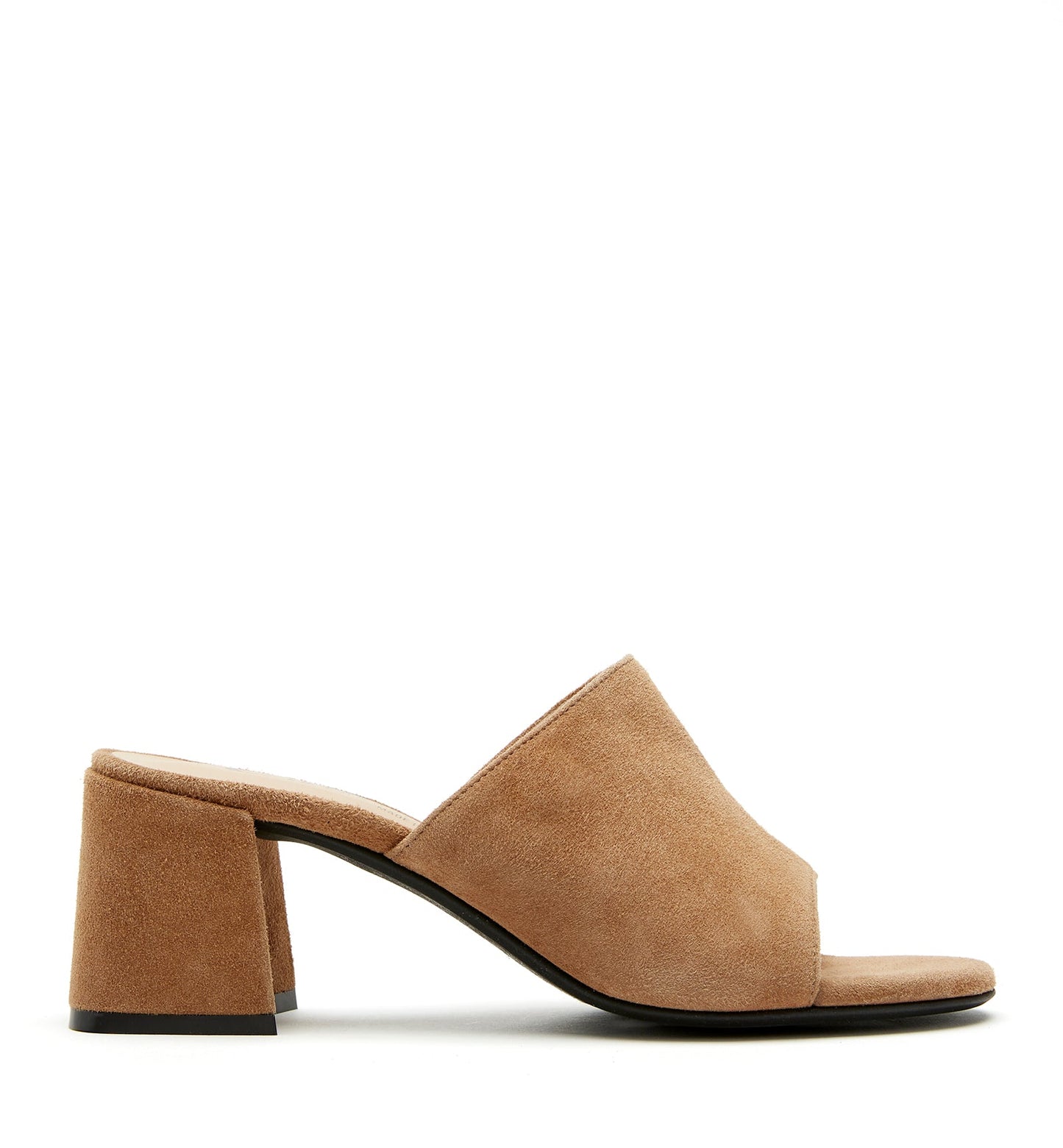 La Canadienne FERGIE SUEDE BLOCK HEEL MULE Women