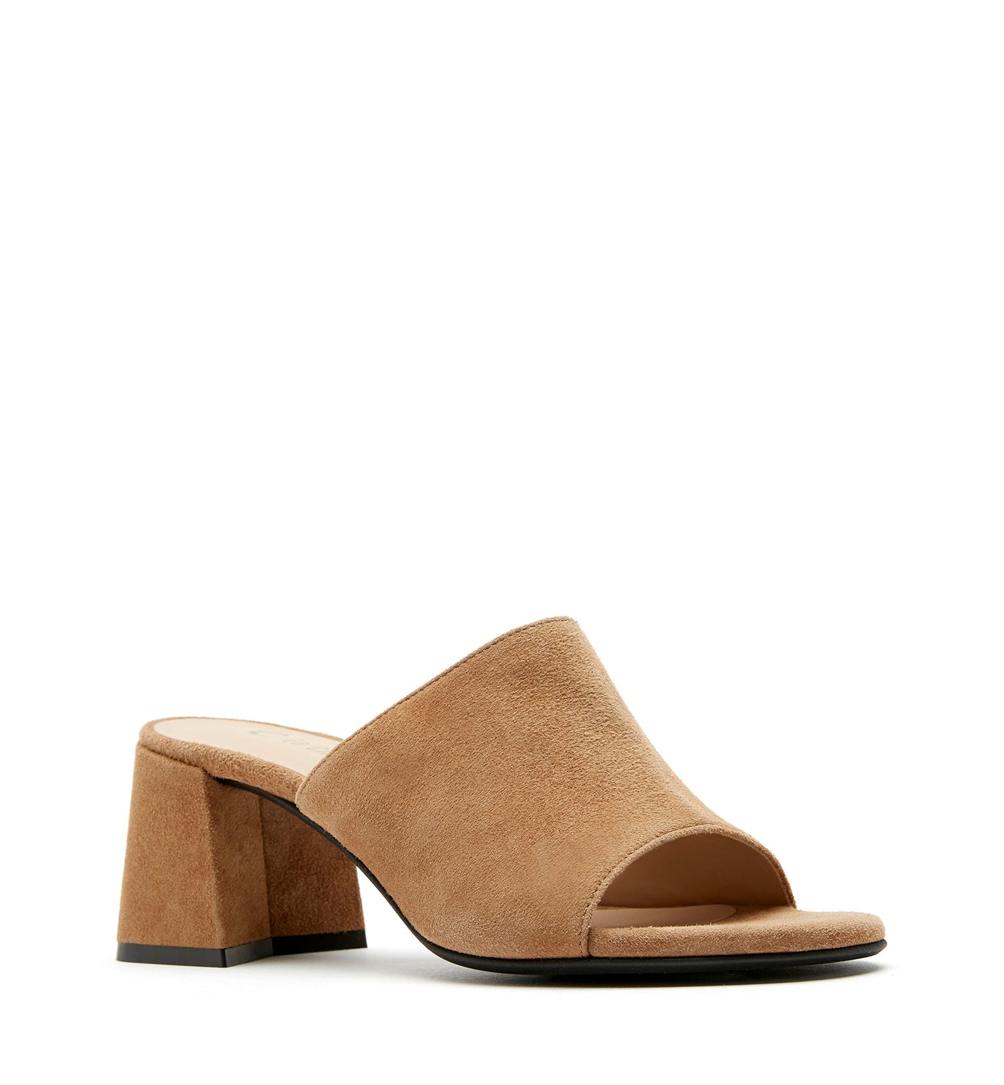 La Canadienne FERGIE SUEDE BLOCK HEEL MULE Women