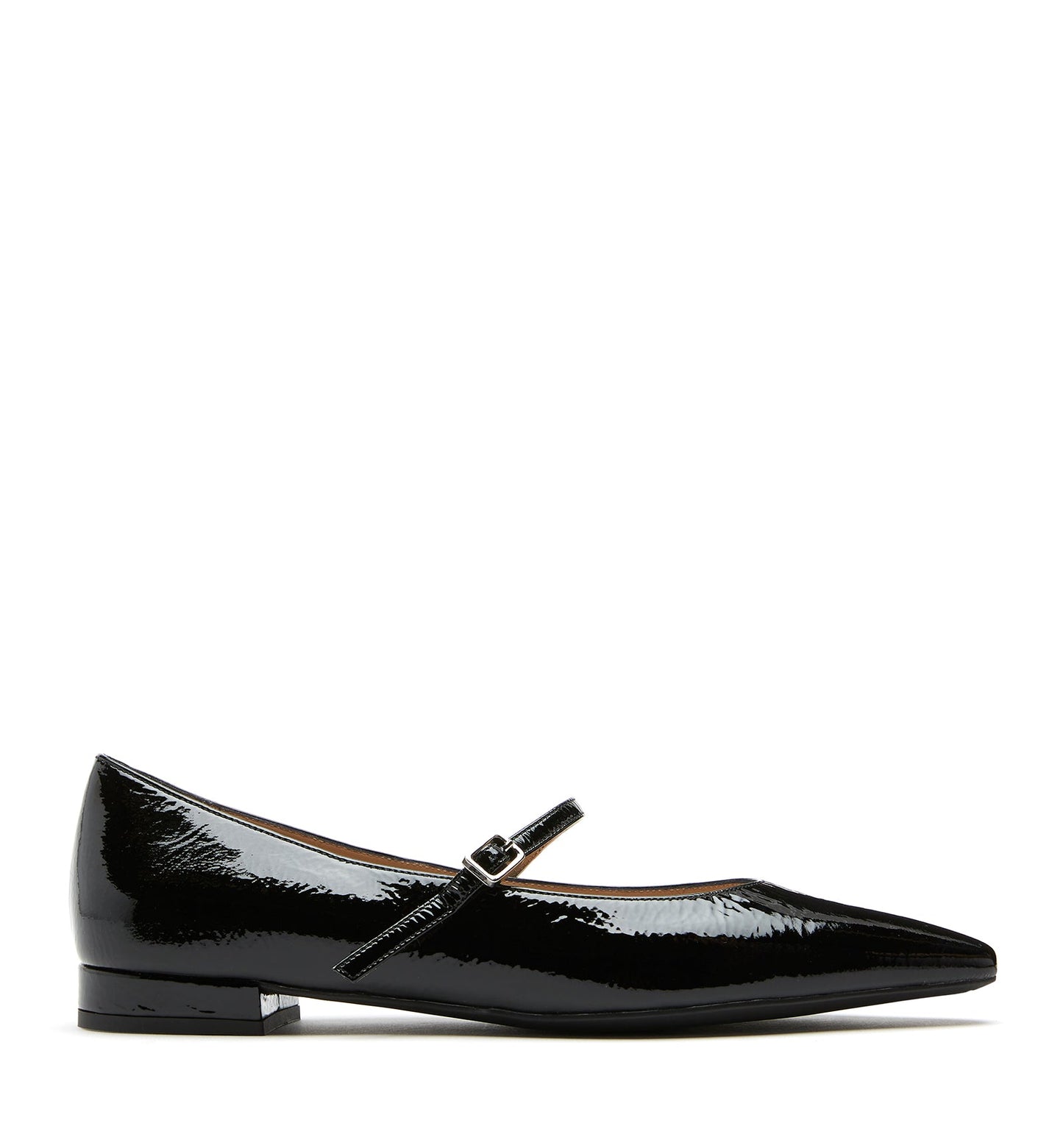 La Canadienne FRITZ CRINKLE LEATHER MARY JANE FLAT Women