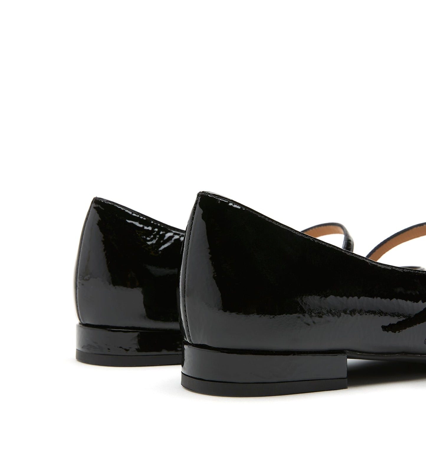 La Canadienne FRITZ CRINKLE LEATHER MARY JANE FLAT Women