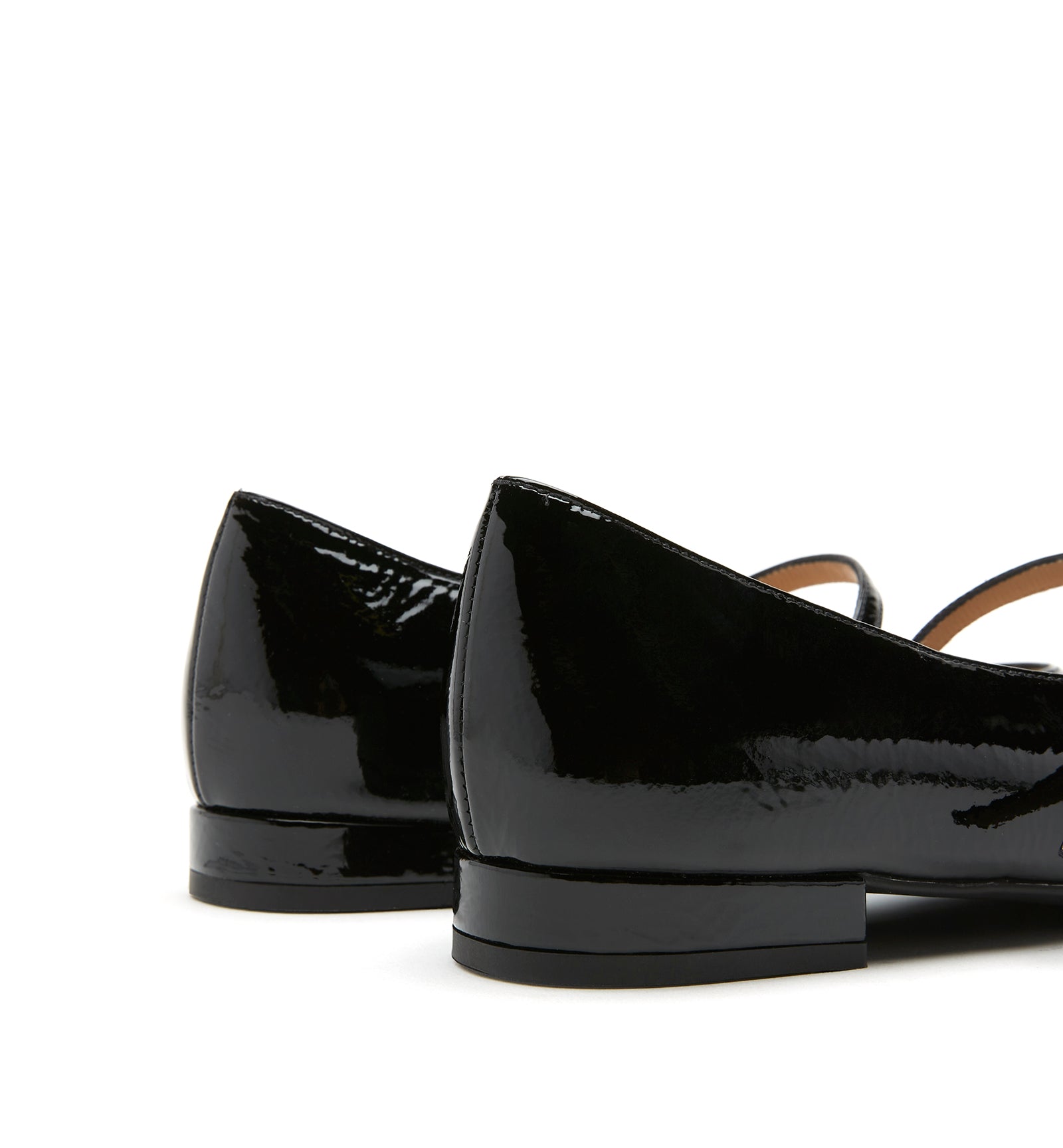 La Canadienne FRITZ CRINKLE LEATHER MARY JANE FLAT Women
