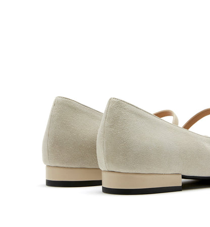La Canadienne FRITZ SUEDE MARY JANE FLAT Women