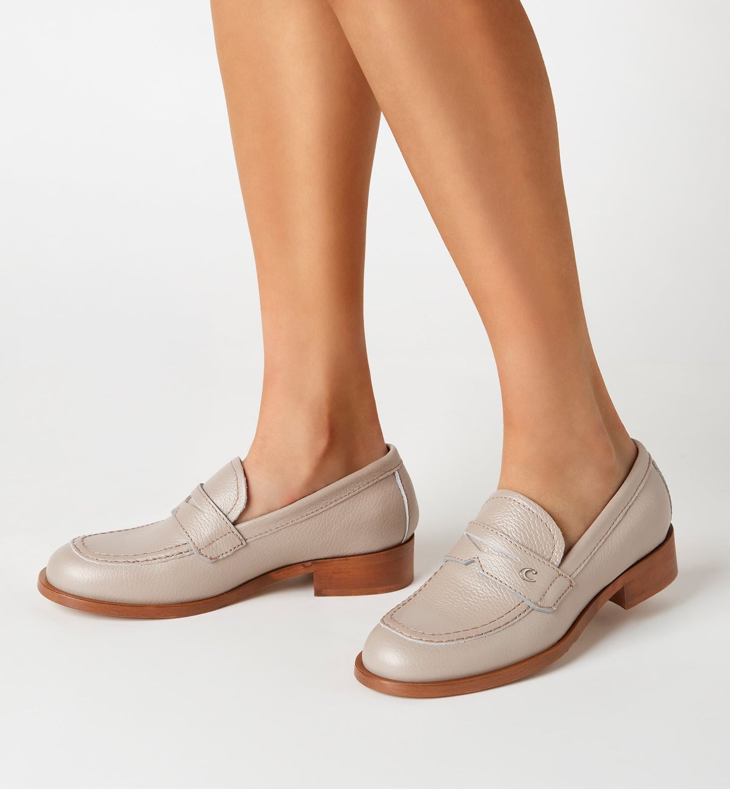 La Canadienne DEMI PEBBLED LEATHER LOAFER Women
