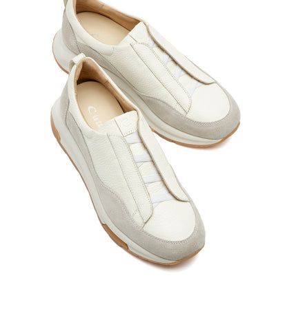La Canadienne VENUS PEBBLED LEATHER SNEAKER Women