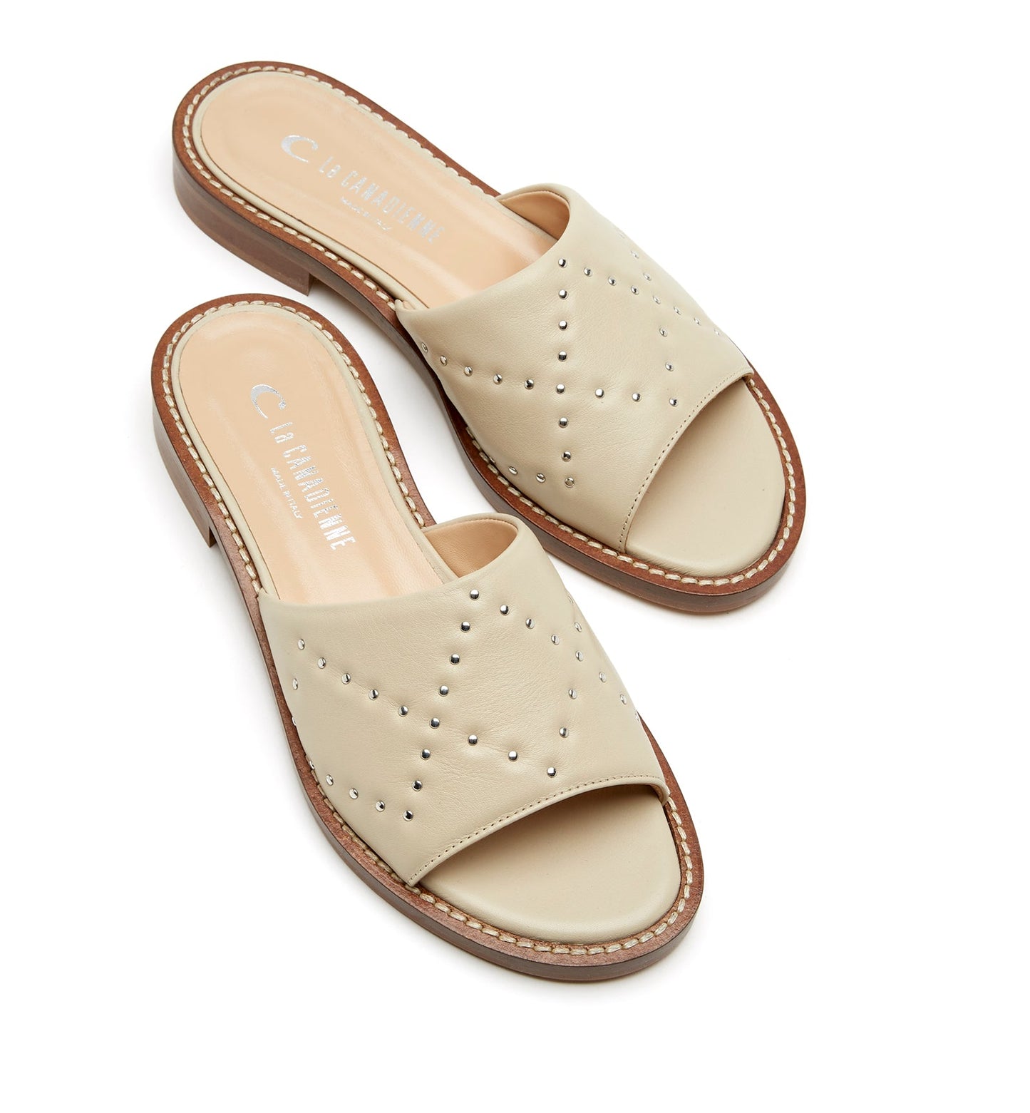 La Canadienne TINSLEY SLIDE LEATHER SANDAL Women