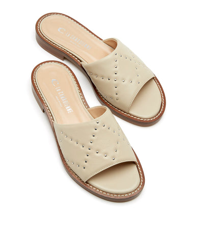 La Canadienne TINSLEY SLIDE LEATHER SANDAL Women