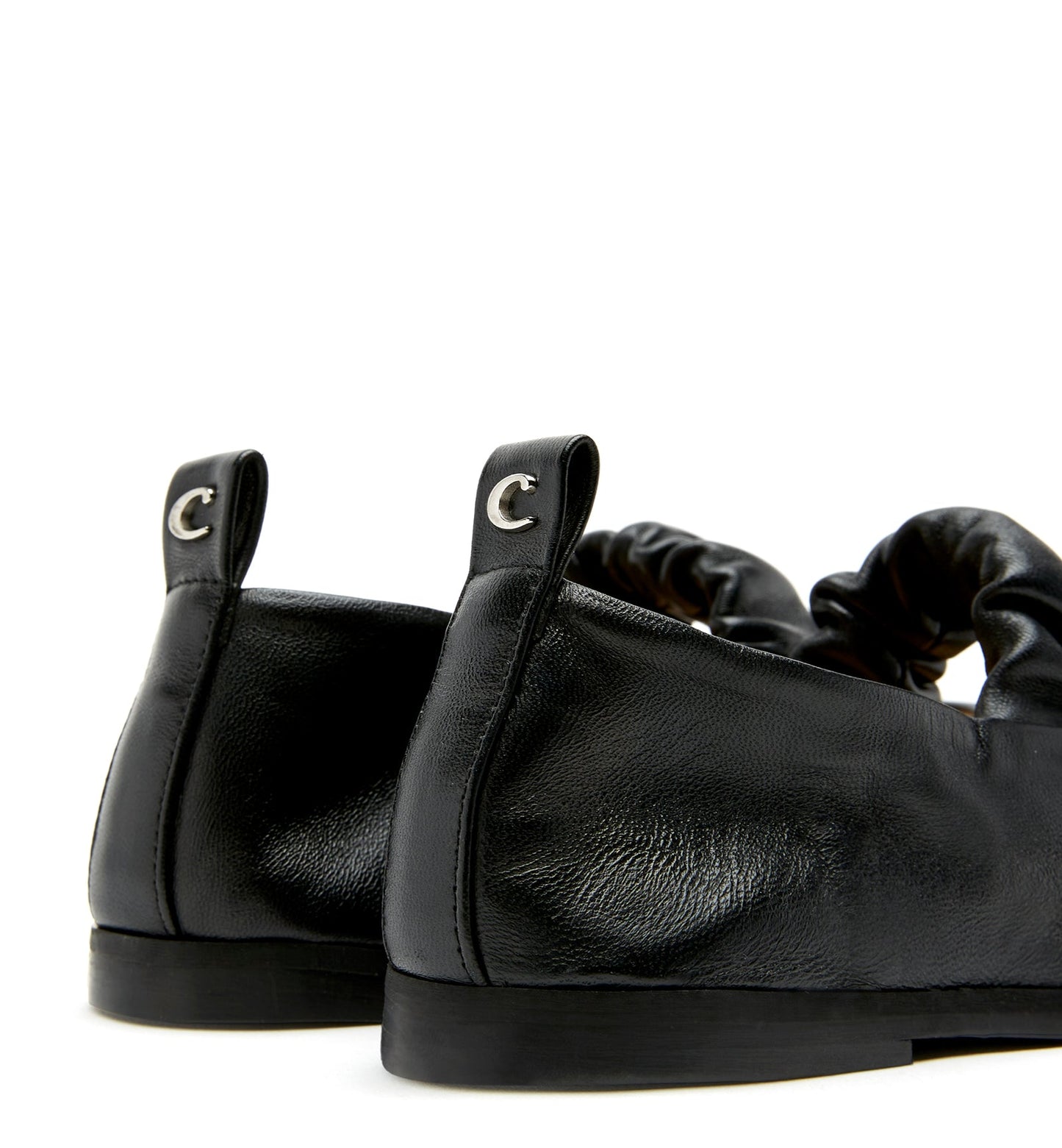La Canadienne GREY LEATHER MARY JANE FLAT Women