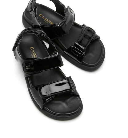 La Canadienne GILMORE PATENT LEATHER SANDAL Women