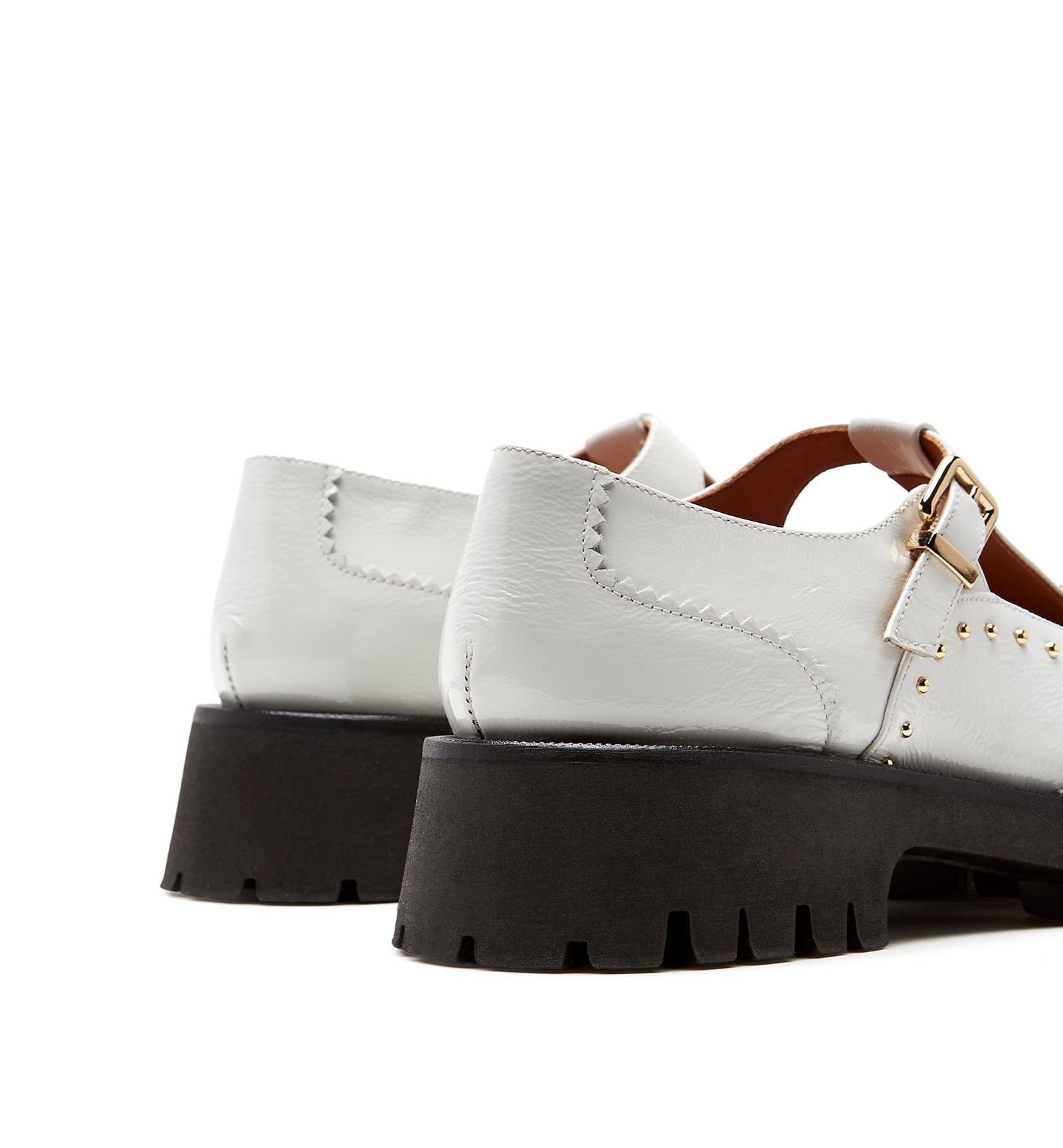 La Canadienne KENZIE CRINKLE LEATHER MARY JANE LOAFER Women