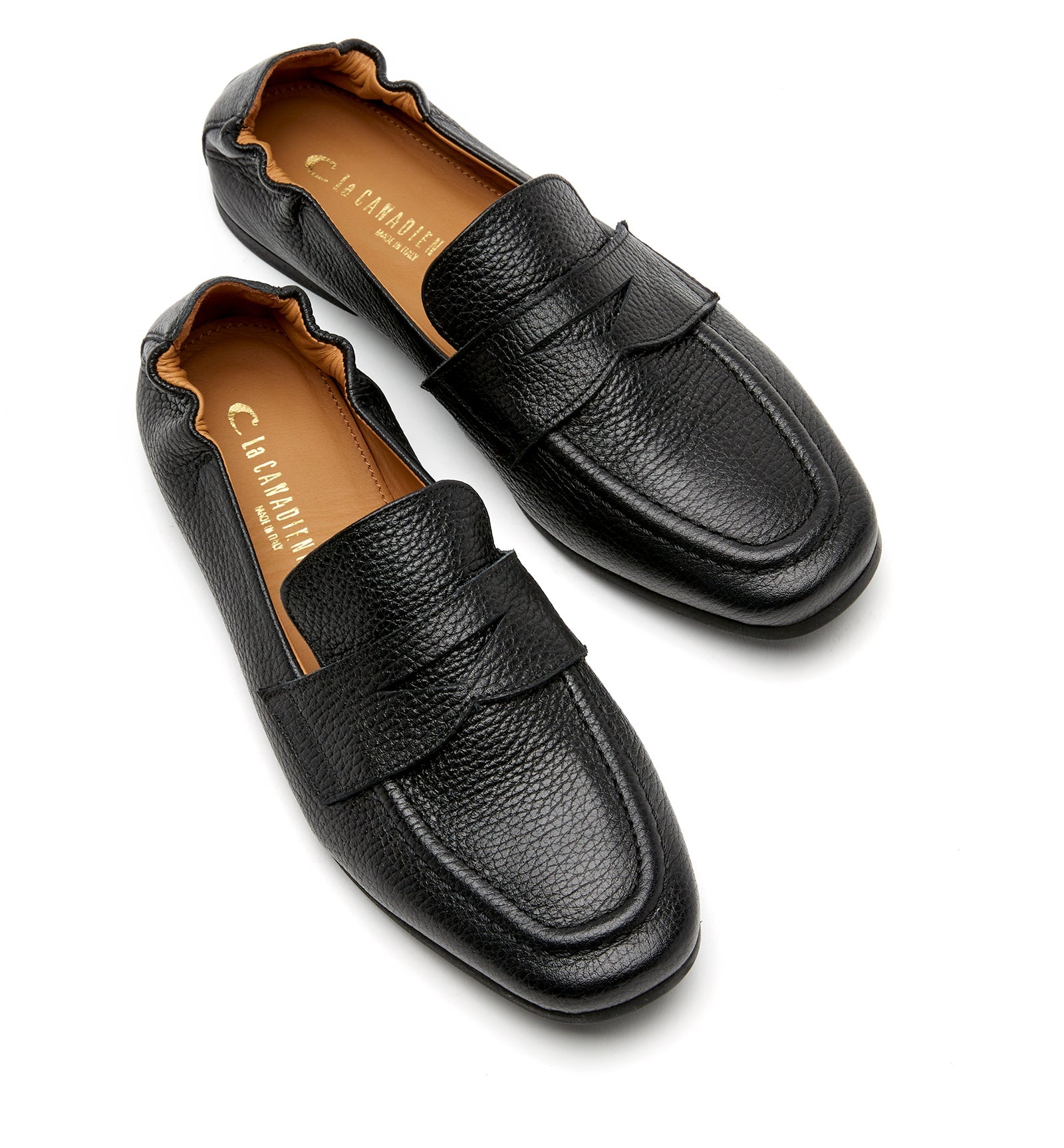 La Canadienne KITSON PEBBLED LEATHER LOAFER Women