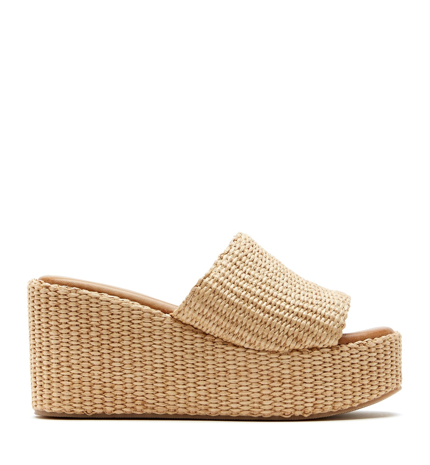 La Canadienne SAMI RAFFIA WEDGE SANDAL Women