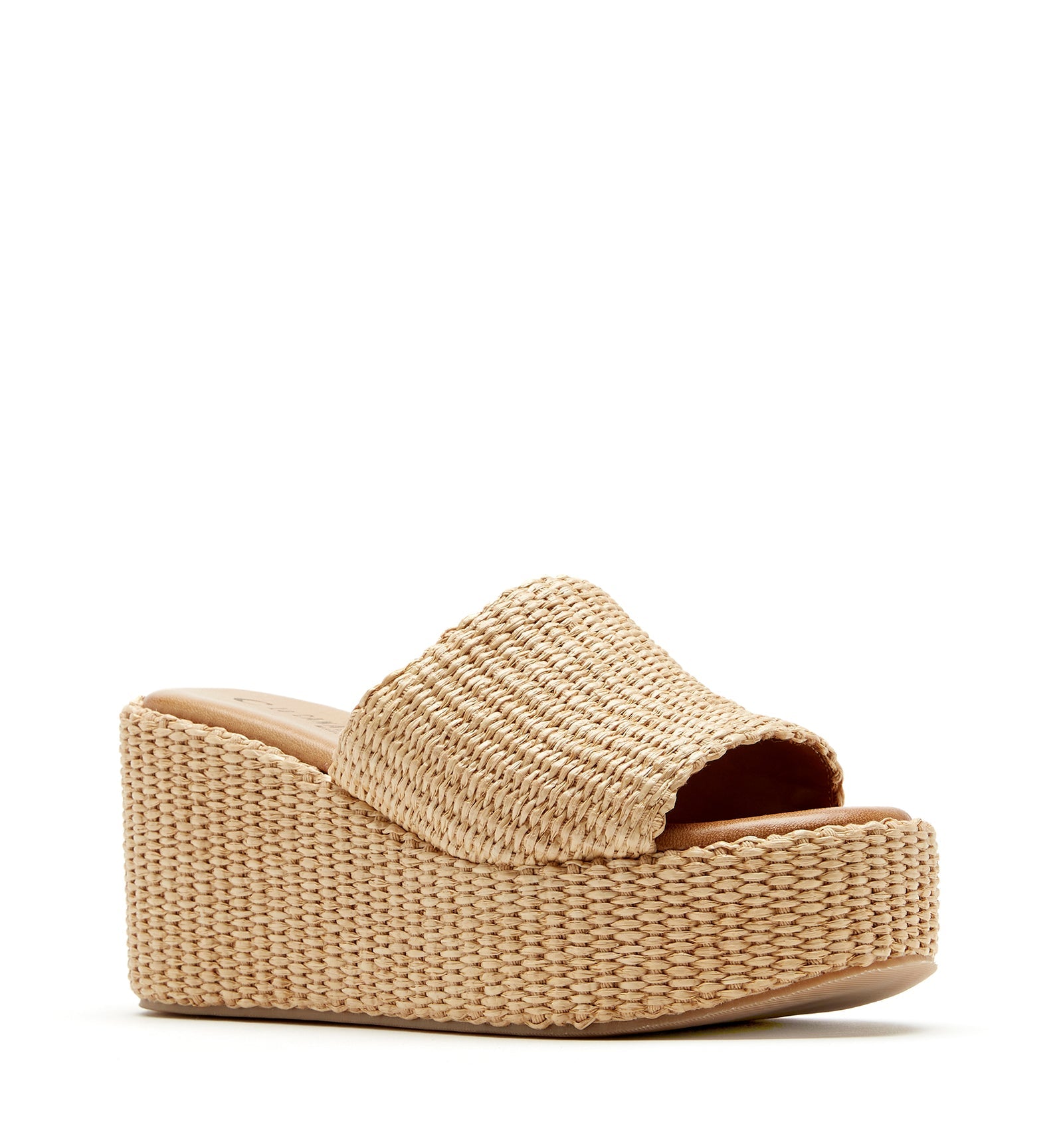 La Canadienne SAMI RAFFIA WEDGE SANDAL Women