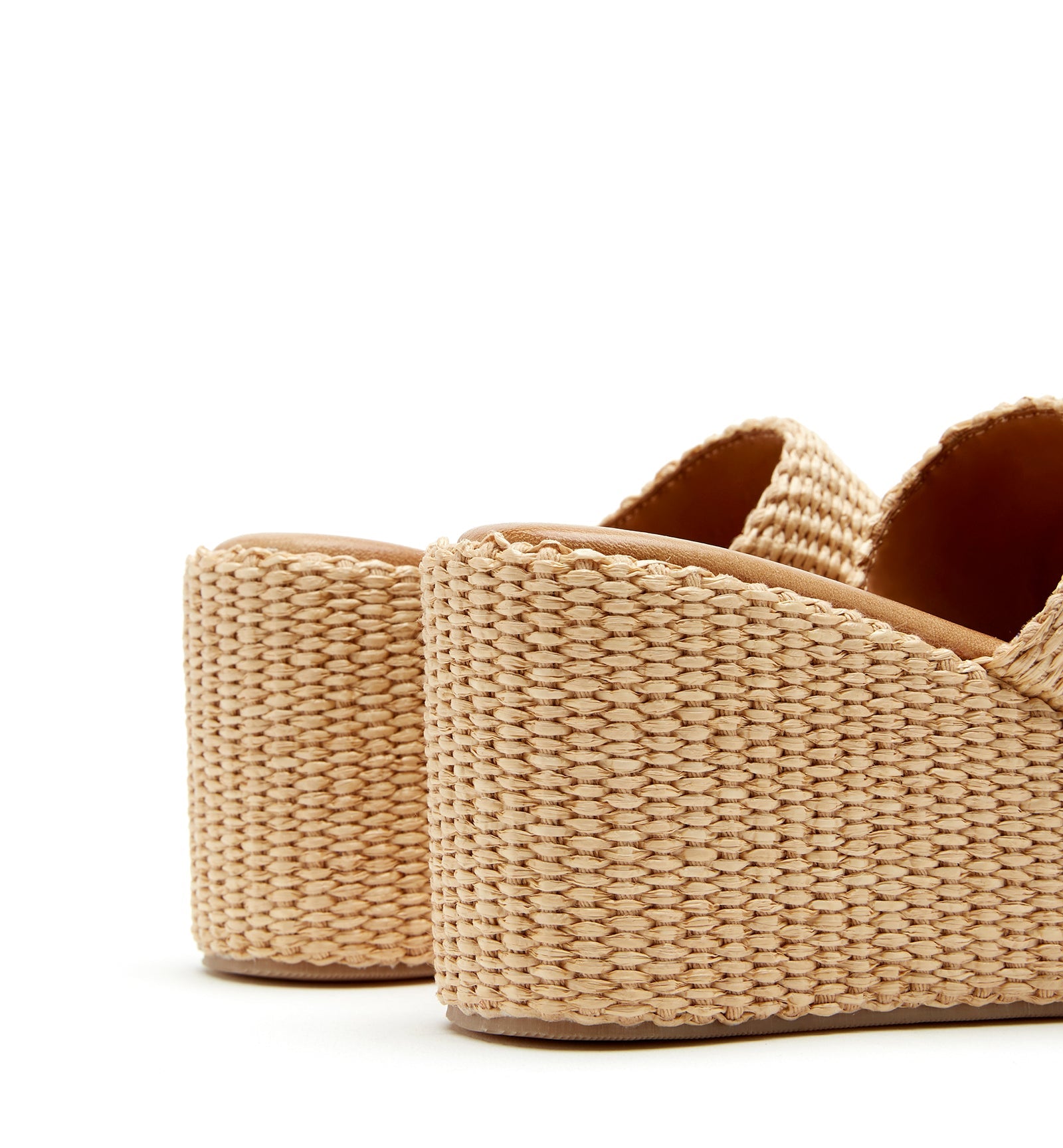 La Canadienne SAMI RAFFIA WEDGE SANDAL Women