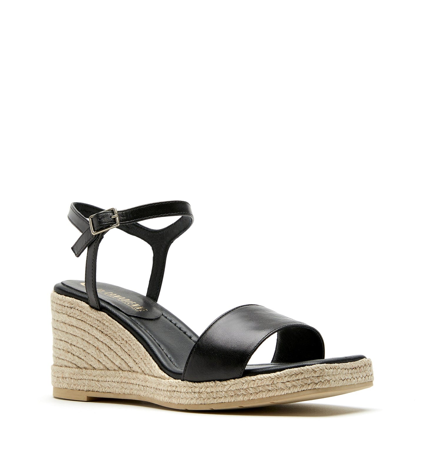 La Canadienne CASSIE LEATHER WEDGE ESPADRILLE Women