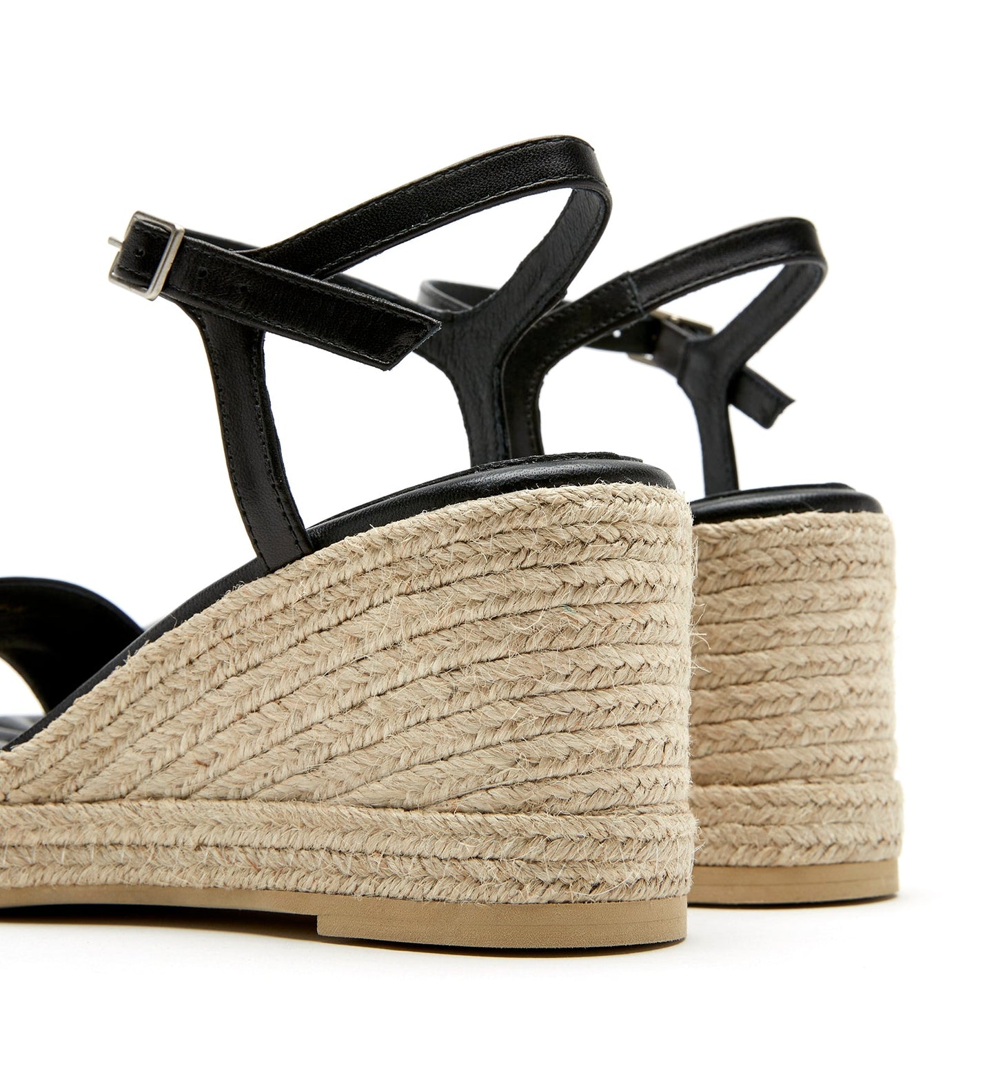 La Canadienne CASSIE LEATHER WEDGE ESPADRILLE Women