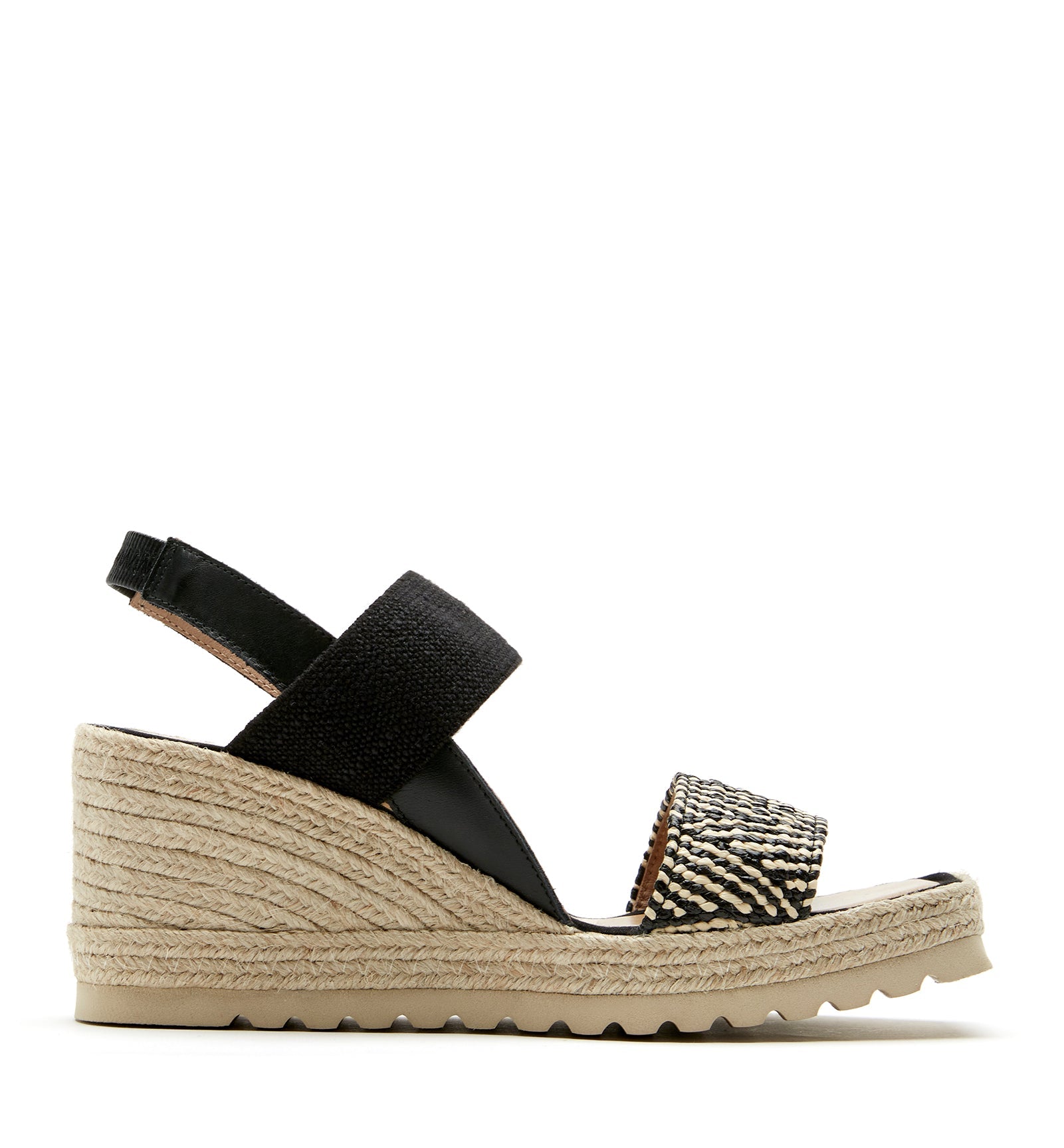 La Canadienne CASSINO FABRIC WEDGE ESPADRILLE Women