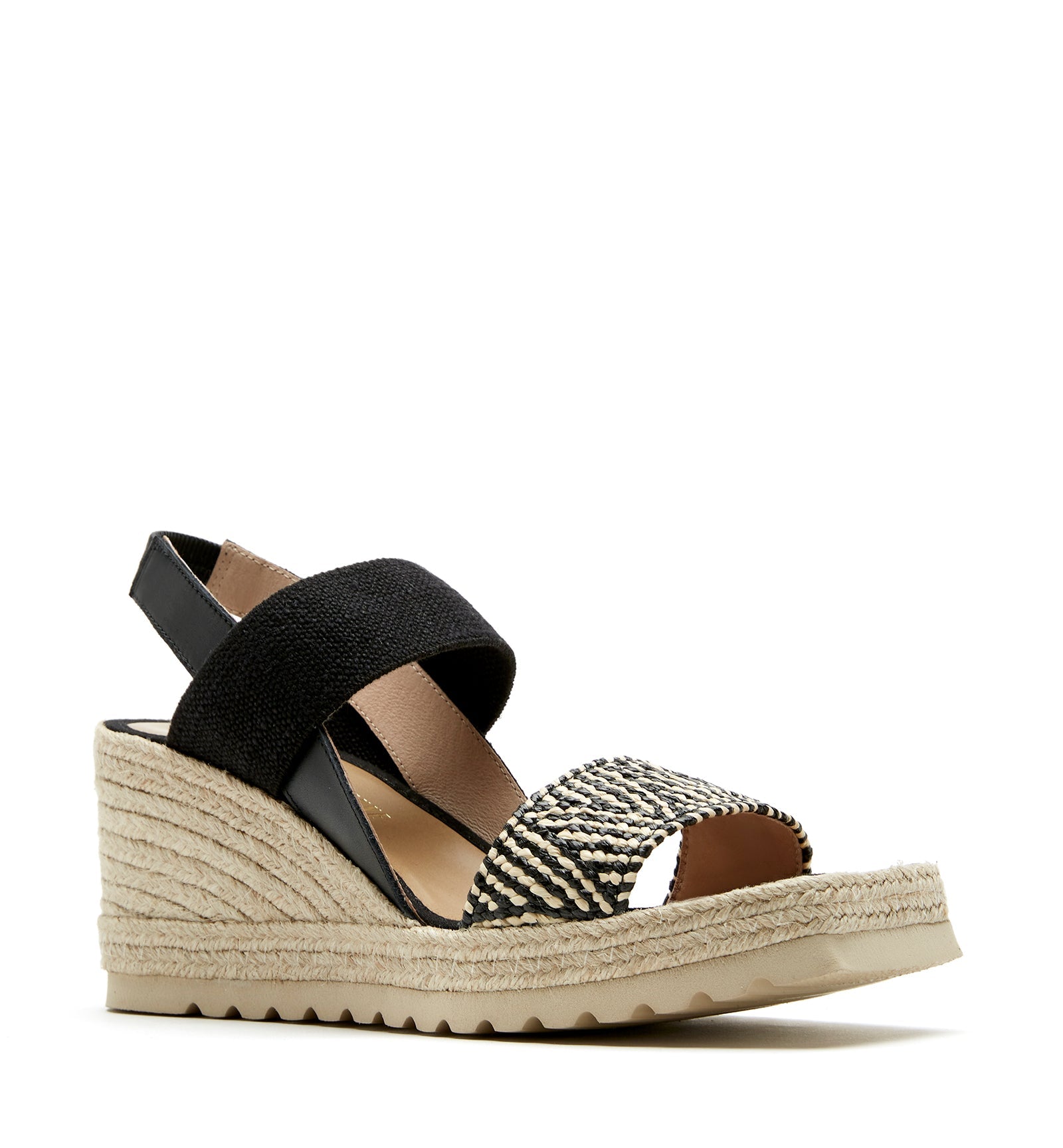 La Canadienne CASSINO FABRIC WEDGE ESPADRILLE Women