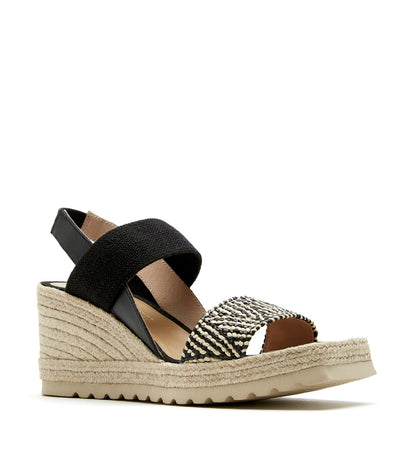 La Canadienne CASSINO FABRIC WEDGE ESPADRILLE Women