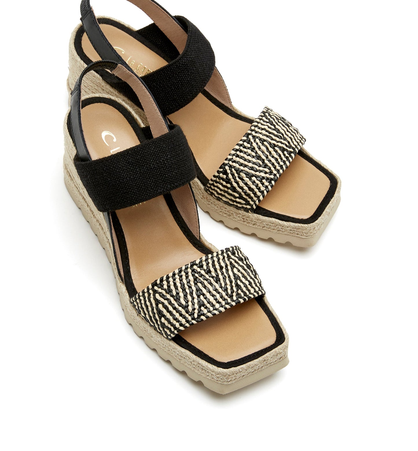 La Canadienne CASSINO FABRIC WEDGE ESPADRILLE Women