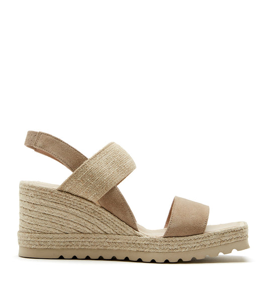 La Canadienne CASSINO SUEDE WEDGE ESPADRILLE Women