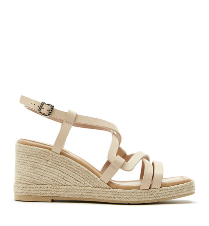La Canadienne CHAMBLY LEATHER WEDGE ESPADRILLE Women