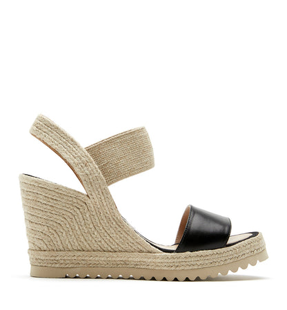 La Canadienne CHRISHELL LEATHER WEDGE ESPADRILLE Women