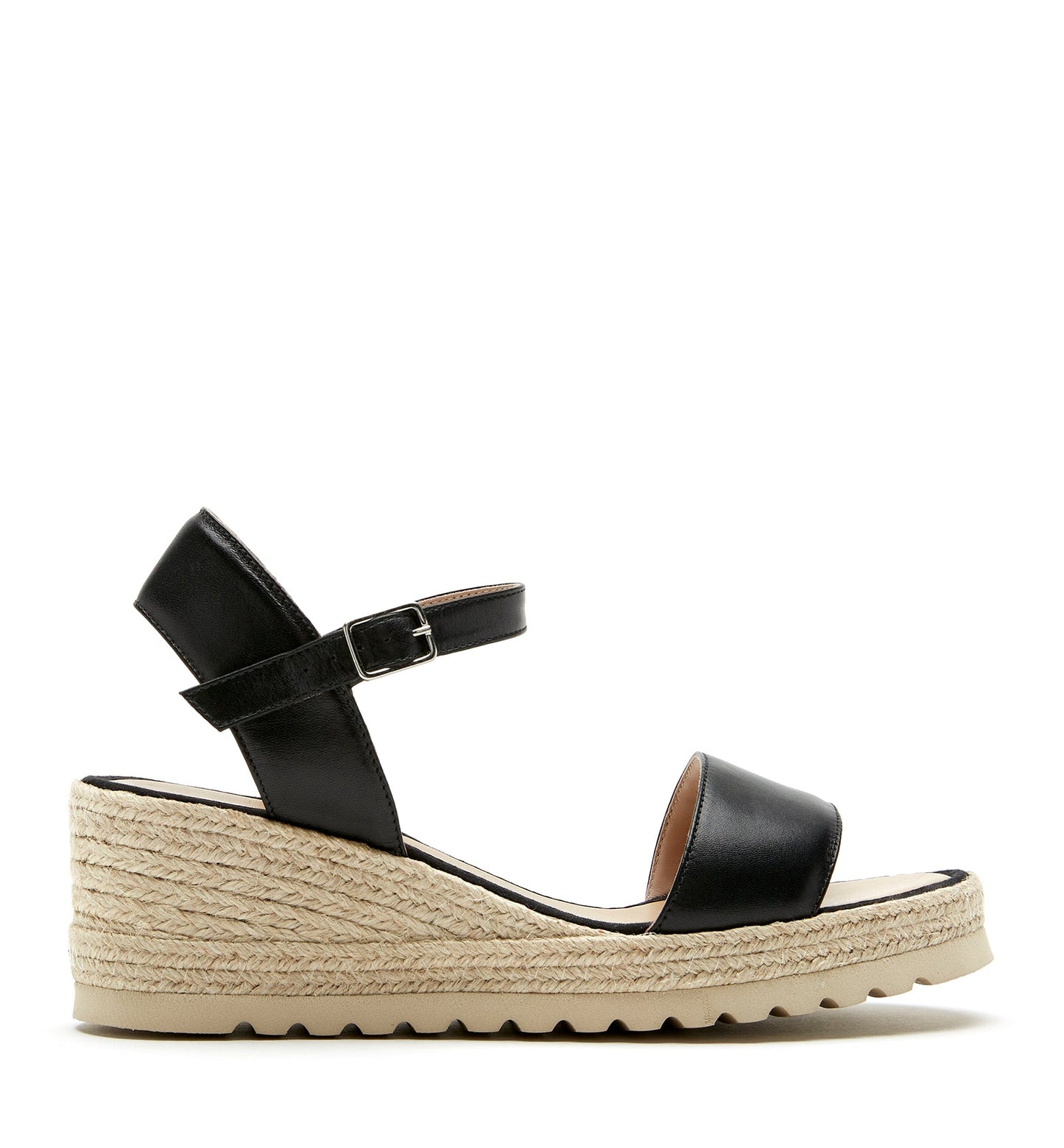 La Canadienne CHRISTIE LEATHER WEDGE ESPADRILLE Women