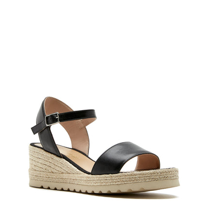 La Canadienne CHRISTIE LEATHER WEDGE ESPADRILLE Women