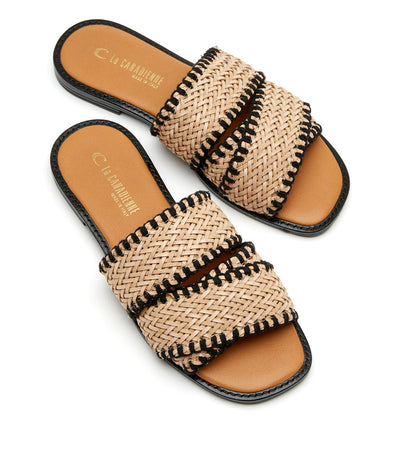 La Canadienne FRANKA RAFFIA SANDAL Women