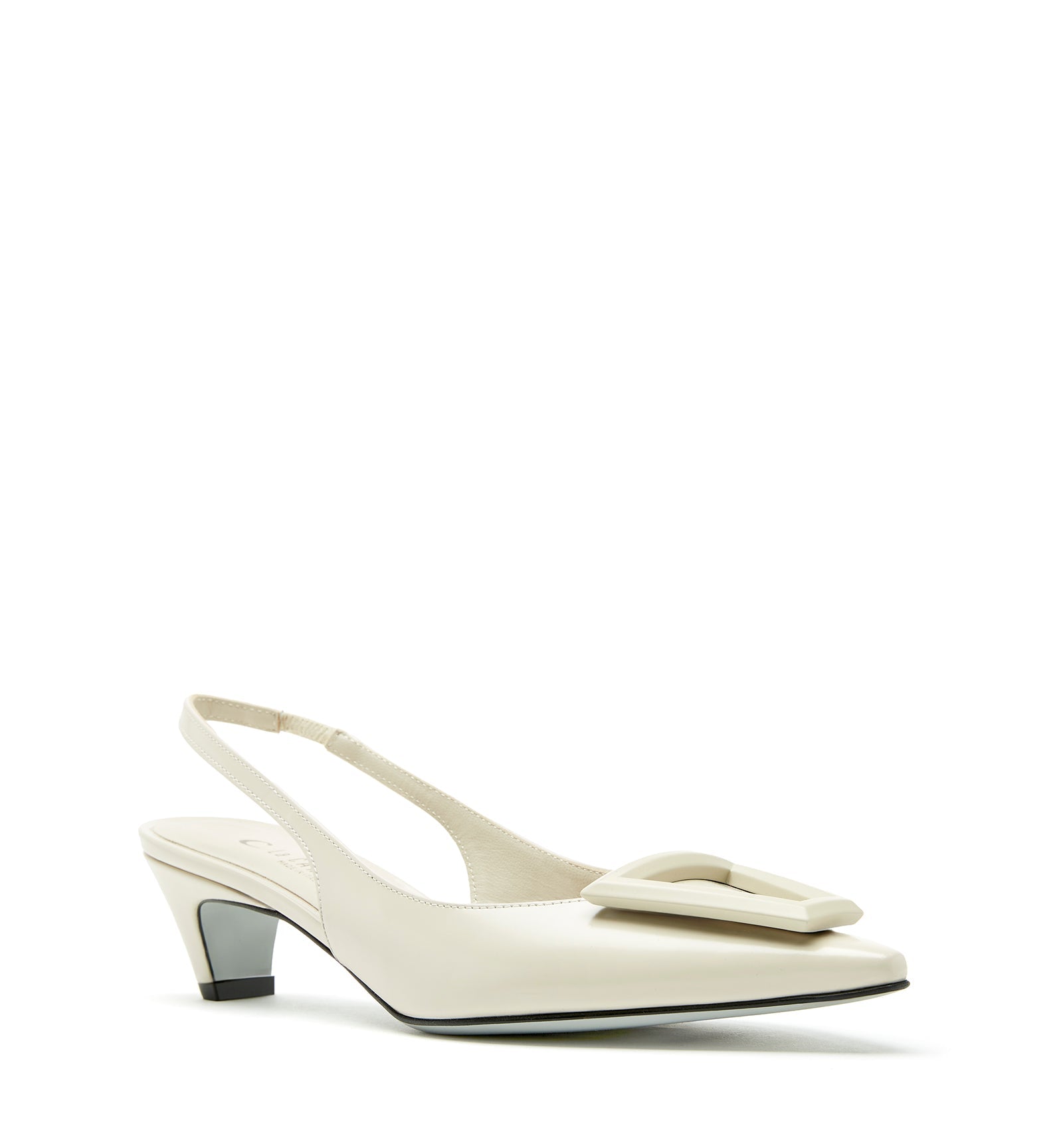 La Canadienne ARTY SLINGBACK SHINE LEATHER PUMP Women