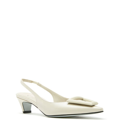 La Canadienne ARTY SLINGBACK SHINE LEATHER PUMP Women