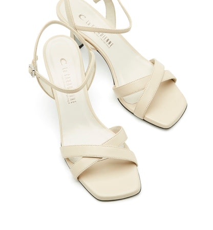 La Canadienne BLAISE HEELED LEATHER SANDAL Women