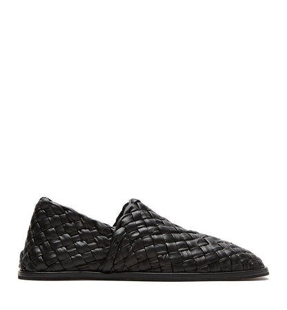 La Canadienne POSH WOVEN LEATHER LOAFER Women