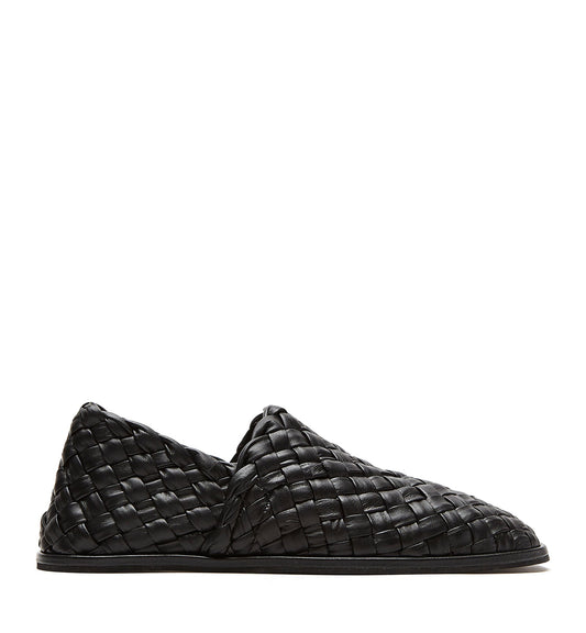 La Canadienne POSH WOVEN LEATHER LOAFER Women