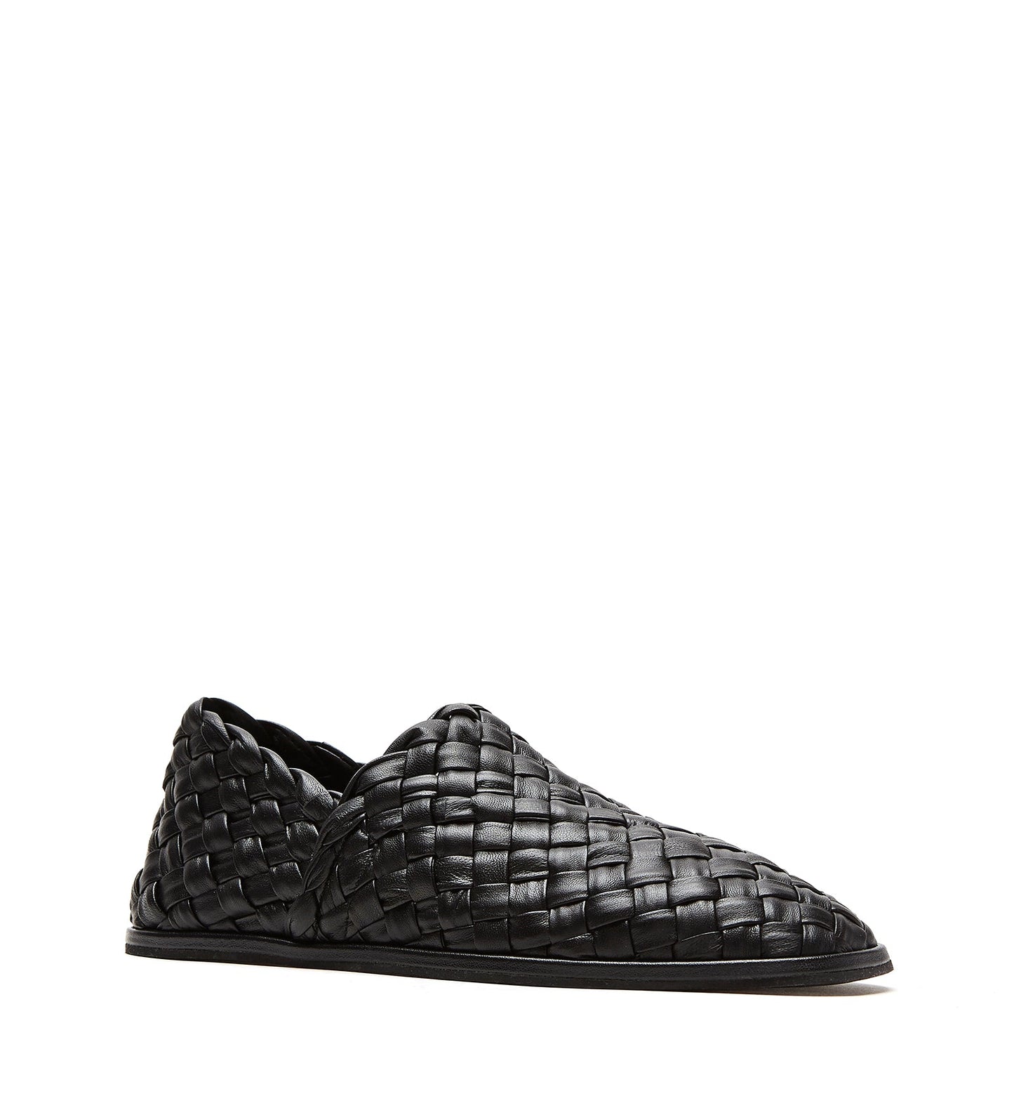 La Canadienne POSH WOVEN LEATHER LOAFER Women