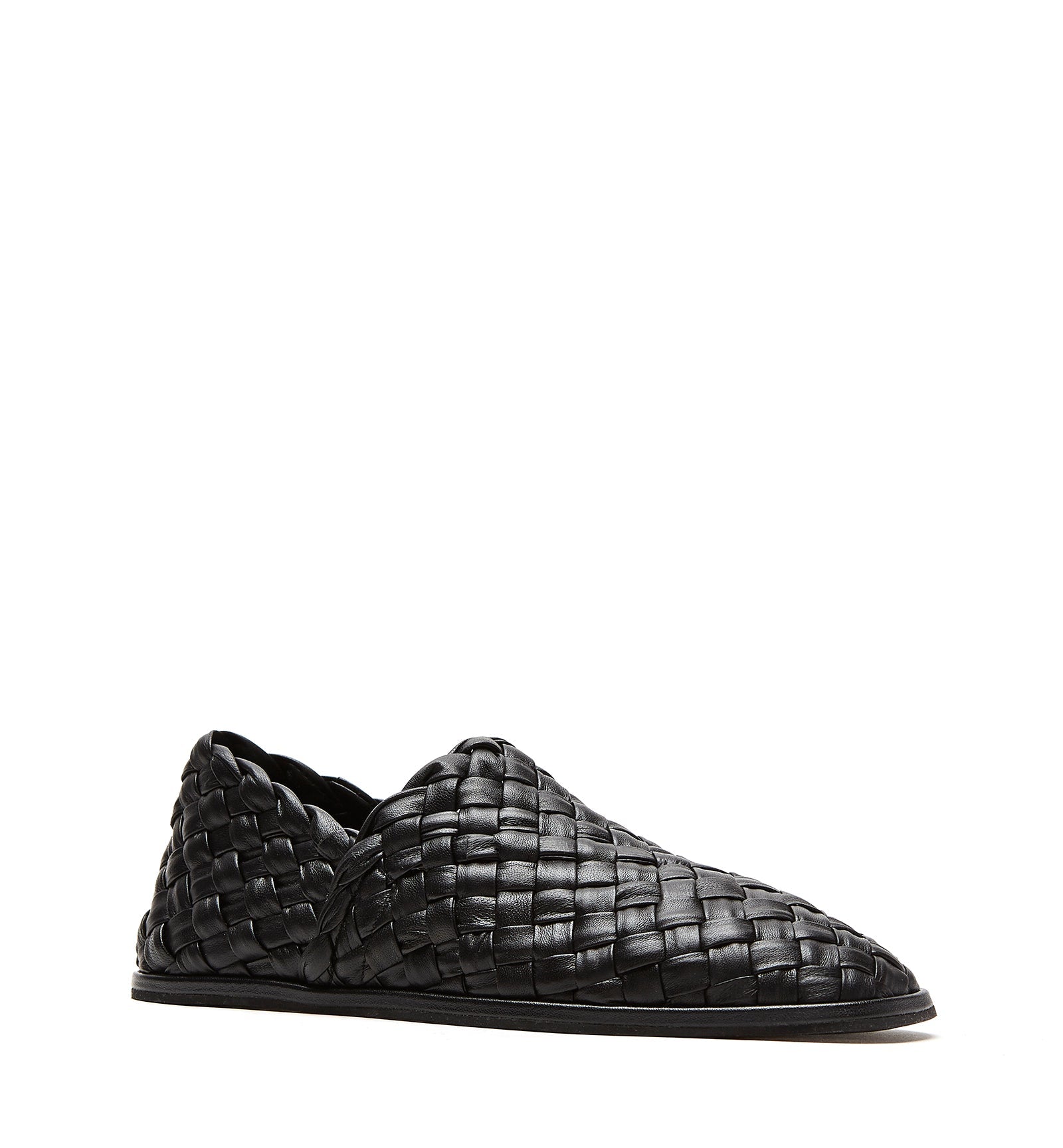 La Canadienne POSH WOVEN LEATHER LOAFER Women