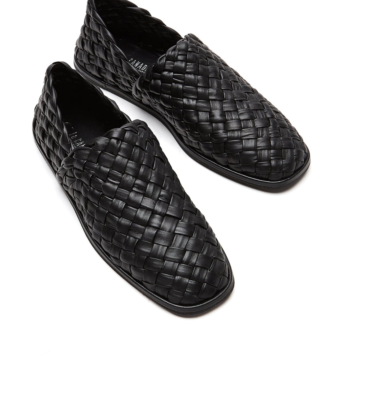 La Canadienne POSH WOVEN LEATHER LOAFER Women