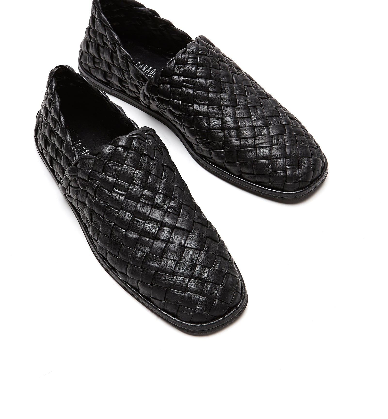 La Canadienne POSH WOVEN LEATHER LOAFER Women