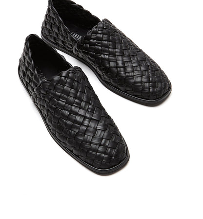 La Canadienne POSH WOVEN LEATHER LOAFER Women