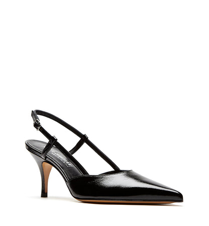 La Canadienne RECRUIT SLINGBACK CRINKLE LEATHER PUMP Women