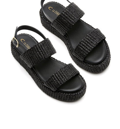 La Canadienne SAVOR RAFFIA SANDAL Women