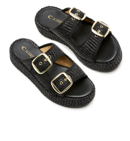 La Canadienne SKY RAFFIA SANDAL Women