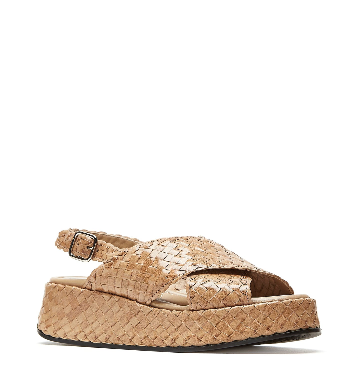 La Canadienne PACIFIK WOVEN LEATHER SANDAL Women