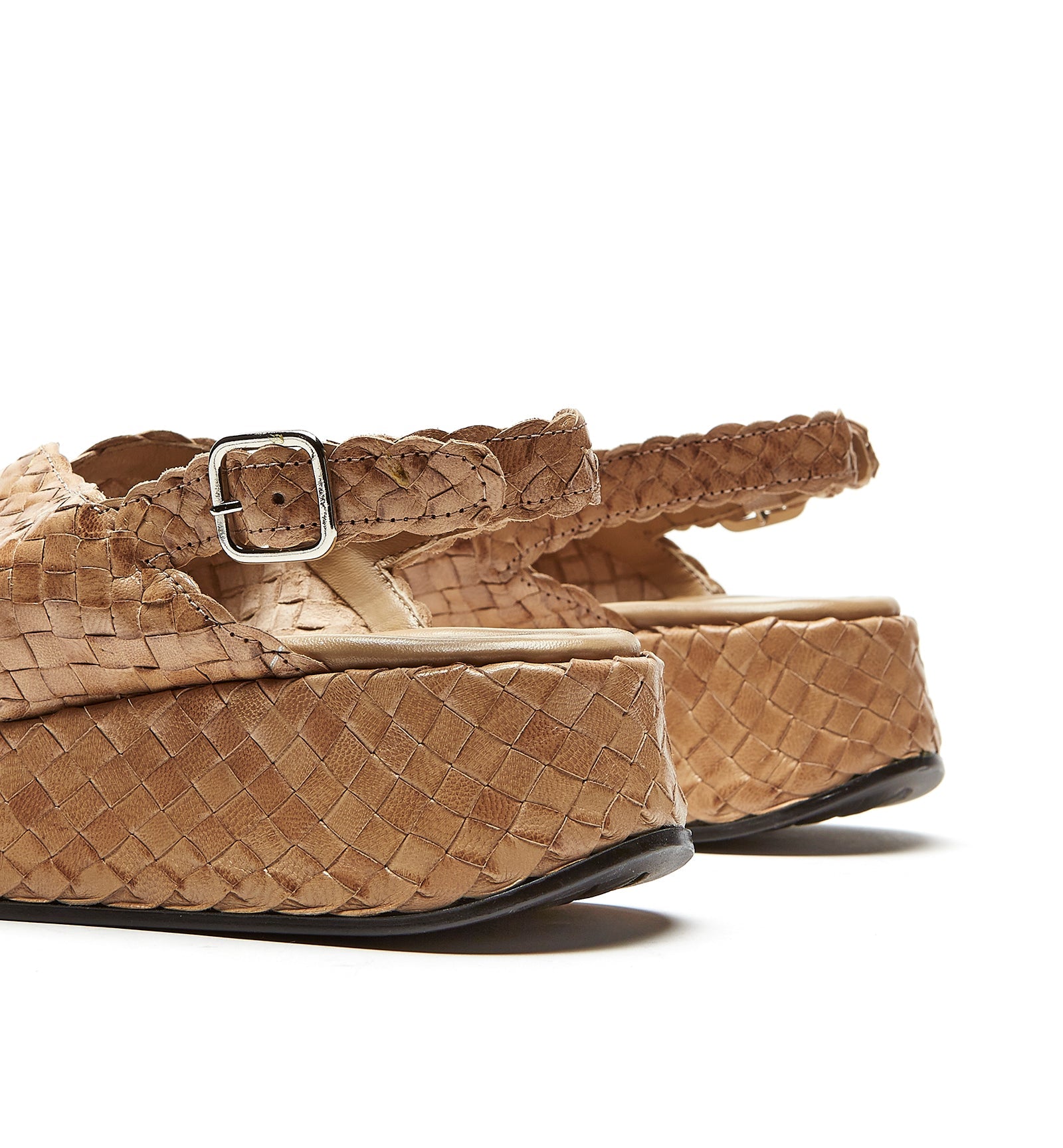 La Canadienne PACIFIK WOVEN LEATHER SANDAL Women