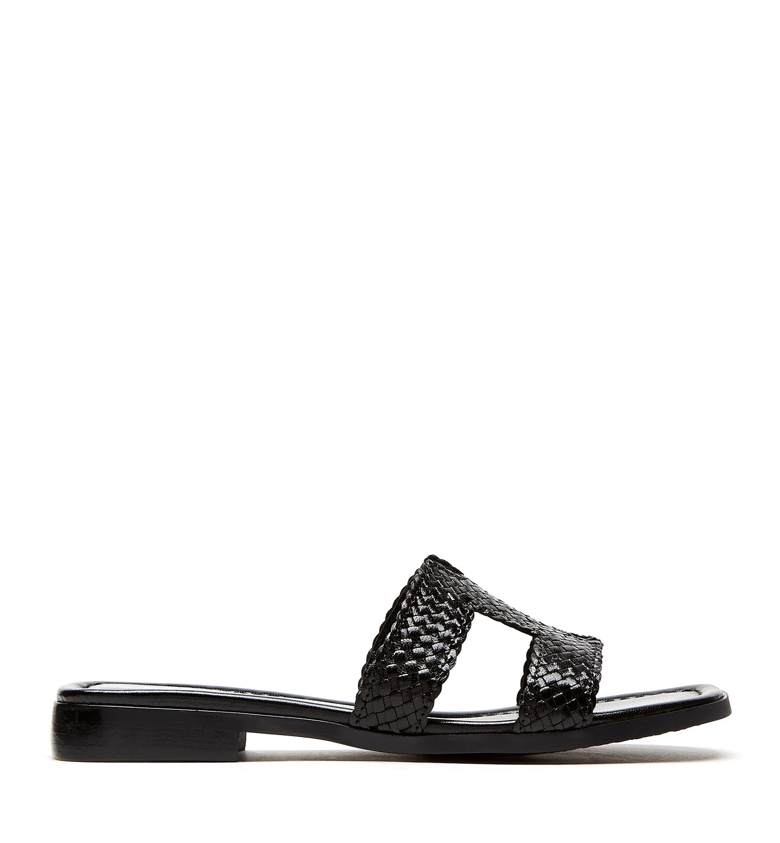 La Canadienne PERSIST WOVEN LEATHER SANDAL Women